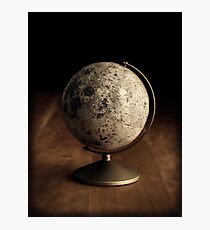 Moon Globe Still Life Photographic Print