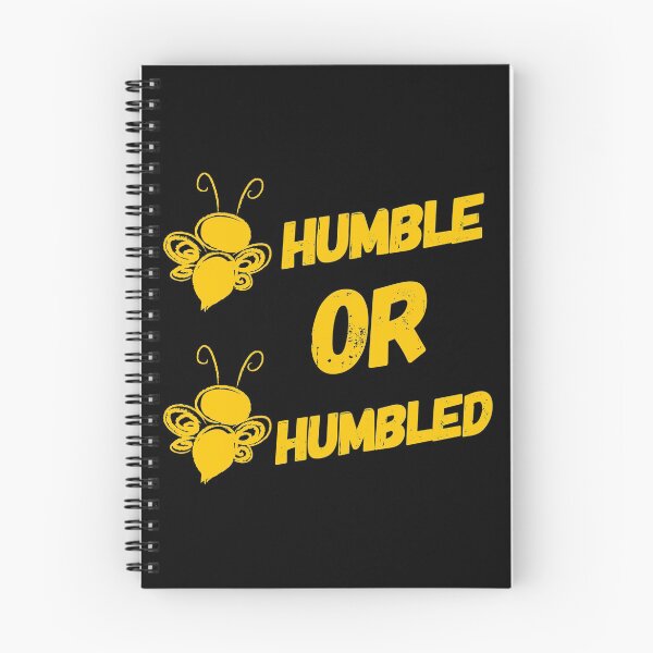 Item preview, Motivational Inspirational and Positive quote - bee humble or be humbled typography text art by Word Fandom - wordfandom designed and sold by Kerry Pritchard.
