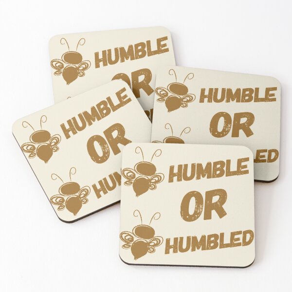 Item preview, Motivational Inspirational and Positive quote - bee Humble or bee humbled typography text art by Word Fandom - wordfandom designed and sold by Kerry Pritchard.