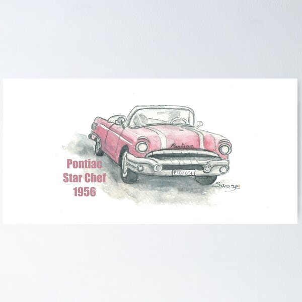 POntiac Star Chef 1956 Poster