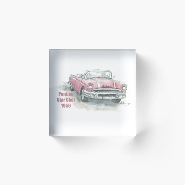 POntiac Star Chef 1956 Bloc acrylique