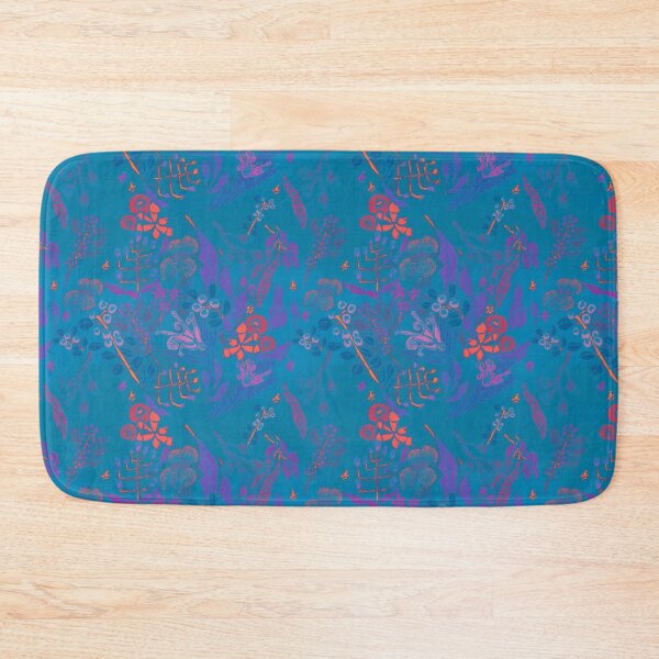 Item preview, Australian Native Flowers - psychedelic blue designed and sold by philippahays.