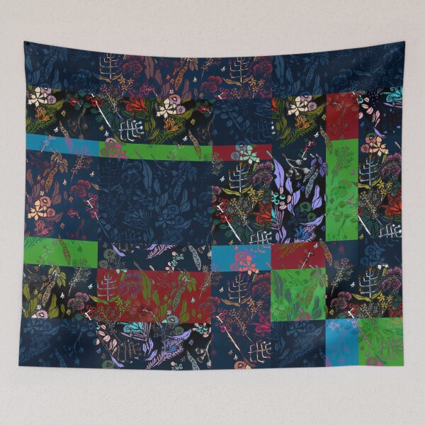 Item preview, Australian Native Flowers - patchwork designed and sold by philippahays.