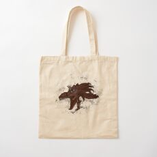 Monster Cotton Tote Bag