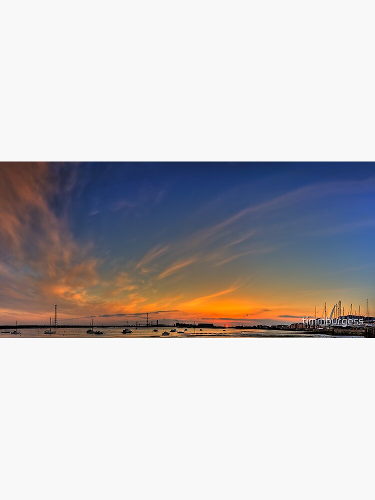 Sunset River Thames Grays by timmburgess