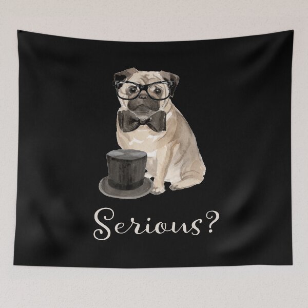 Item preview, Serious Pug designed and sold by LuciaS.