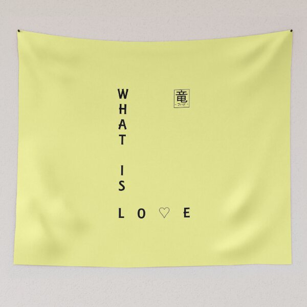 Item preview, What is Love Pastel Yellow Ryu4hd designed and sold by I-4hd.