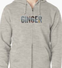 Ginger - Brockhampton Zipped Hoodie