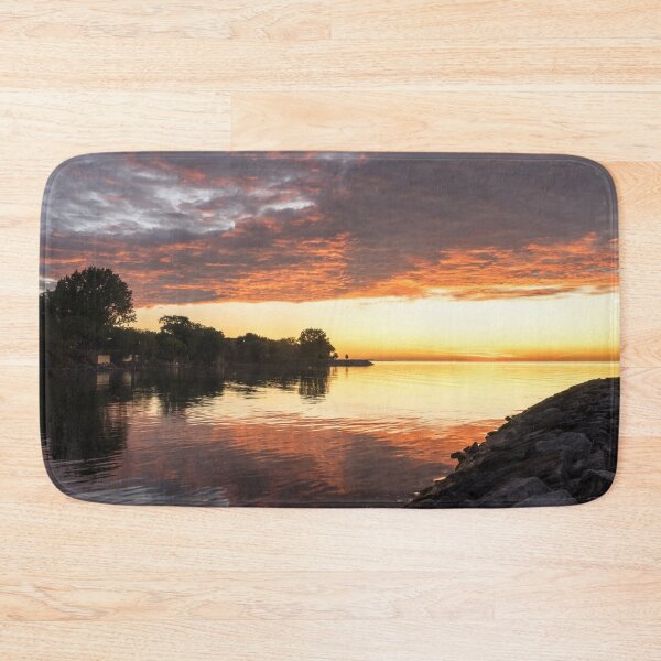 Item preview, Anticipation - Waiting for Sunrise on a Rocky Lake Ontario Promontory designed and sold by Georgia Mizuleva.