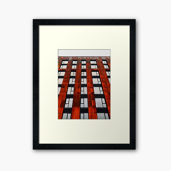 Rusty apartments Framed Art Print