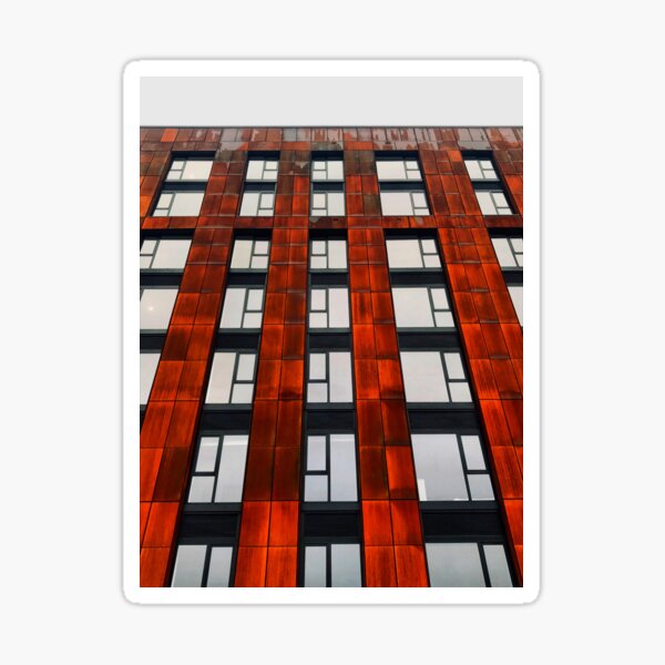 Rusty apartments Sticker