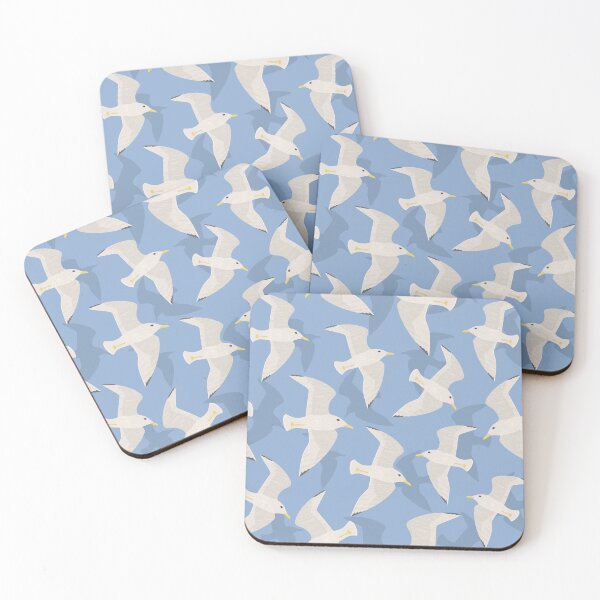 Item preview, Seagull Sky Birds Pattern designed and sold by rocketandindigo.