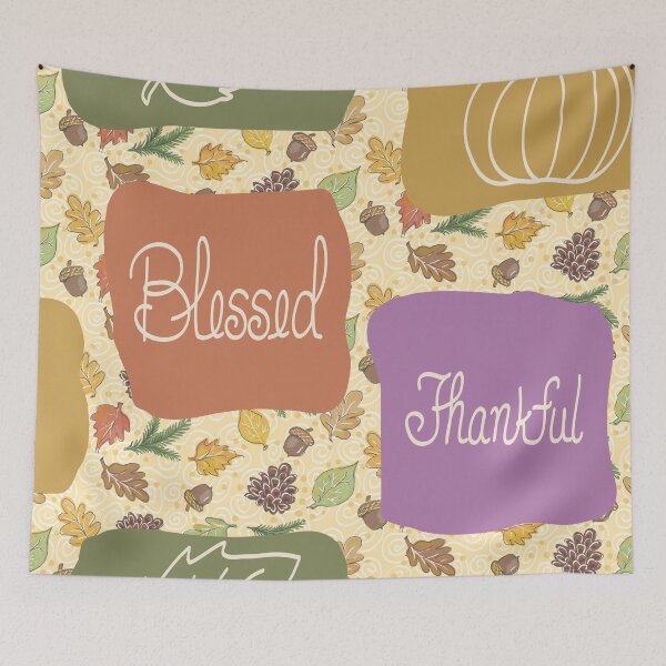 Item preview, Thankful and Blessed designed and sold by Sharilea.