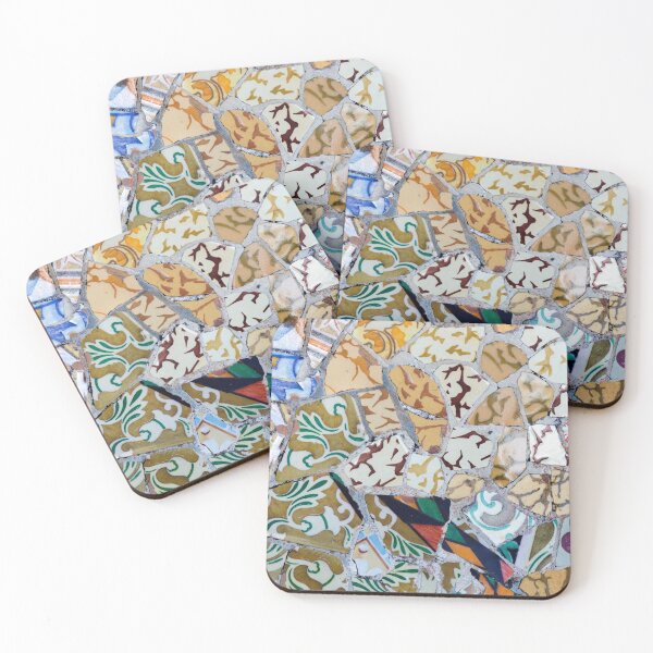 Item preview, Park Güell detail of tiles designed and sold by portokalis.