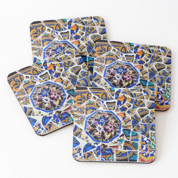 Item preview, Park Güell detail of tiles designed and sold by portokalis.