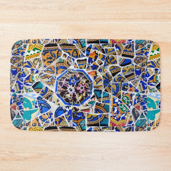Item preview, Park Güell detail of tiles designed and sold by portokalis.