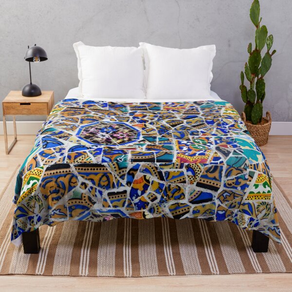 Item preview, Park Güell detail of tiles designed and sold by portokalis.
