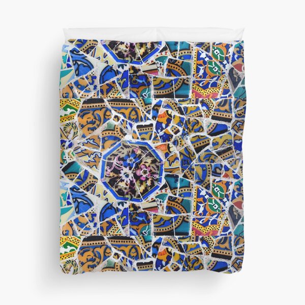 Item preview, Park Güell detail of tiles designed and sold by portokalis.