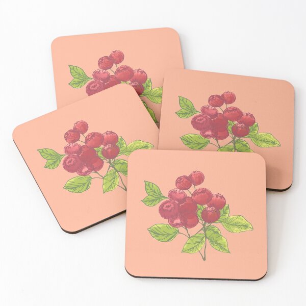 Item preview, red fruit sticker - watercolor designed and sold by ventumpluviam.