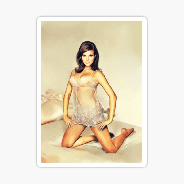 Raquel Welch, Vintage Actress Sticker
