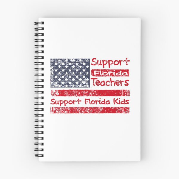 Item preview, Red for Ed Florida Teachers Distressed American Flag designed and sold by RiffXS.