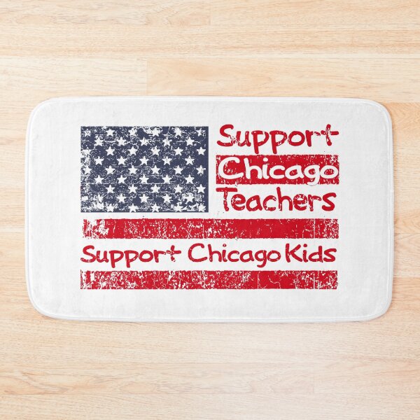 Item preview, Red for Ed Chicago Teachers Distressed American Flag designed and sold by RiffXS.
