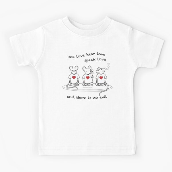 Item preview, MantraMouse® See Love Hear Love Speak Love Cartoon designed and sold by Donna Martini.