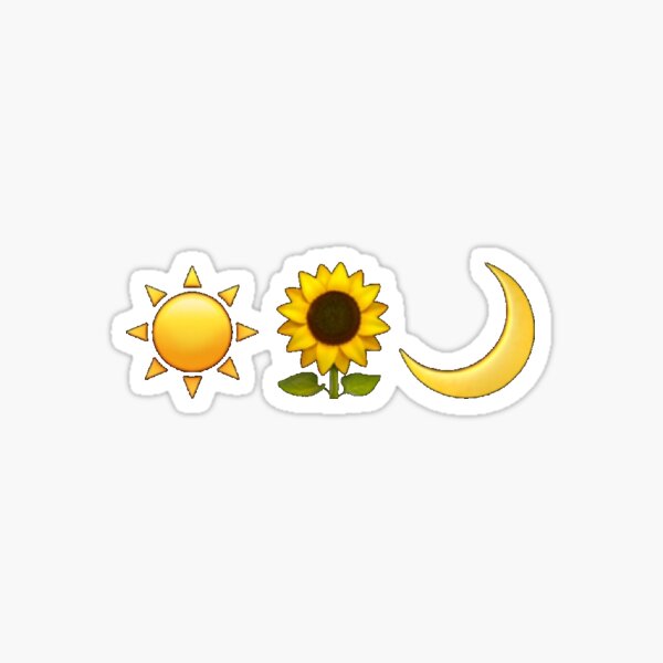 Emoji (Sun | Sunflower | Moon)