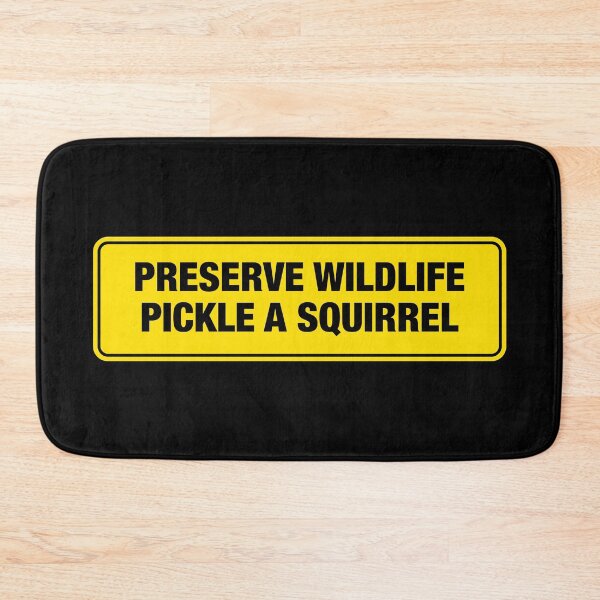 Item preview, Preserve Wildlife, Pickle A Squirrel Bumper Sticker designed and sold by adidabu.