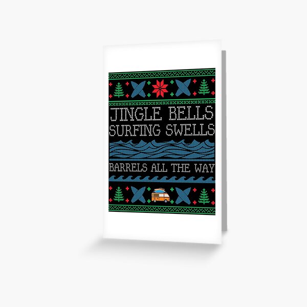Item preview, Funny Christmas Surfing Surf Board Ugly Christmas Xmas designed and sold by mrsmitful.