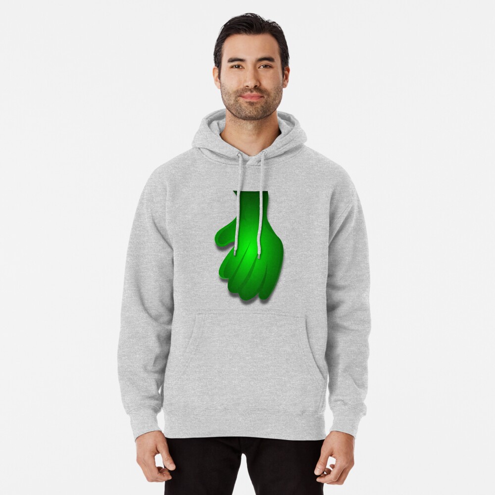 Monster Green Hand Pullover Hoodie