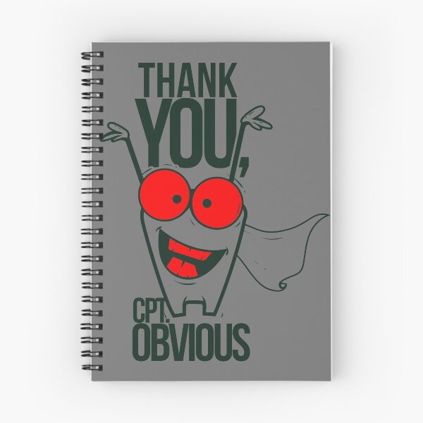 Item preview, Thank you Captain Obvious Red designed and sold by aventi24.