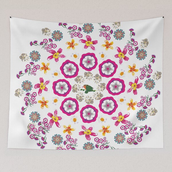 Item preview, flowery robin designed and sold by ilse parra recio.