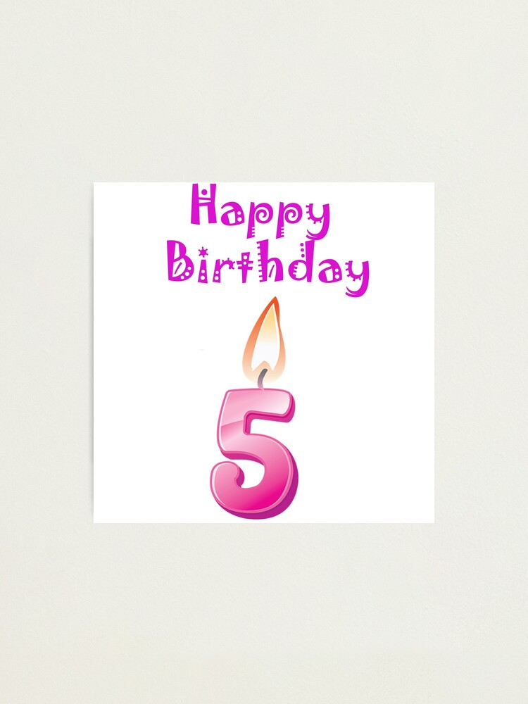 5 five years with Candlelight Happy Birthday 5 years