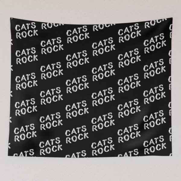 Item preview, Cats rock, rule and are the best designed and sold by Mullet Monkey.