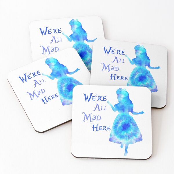 Item preview, Alice in Wonderland We're All Mad Here designed and sold by Sabrina Knappins.