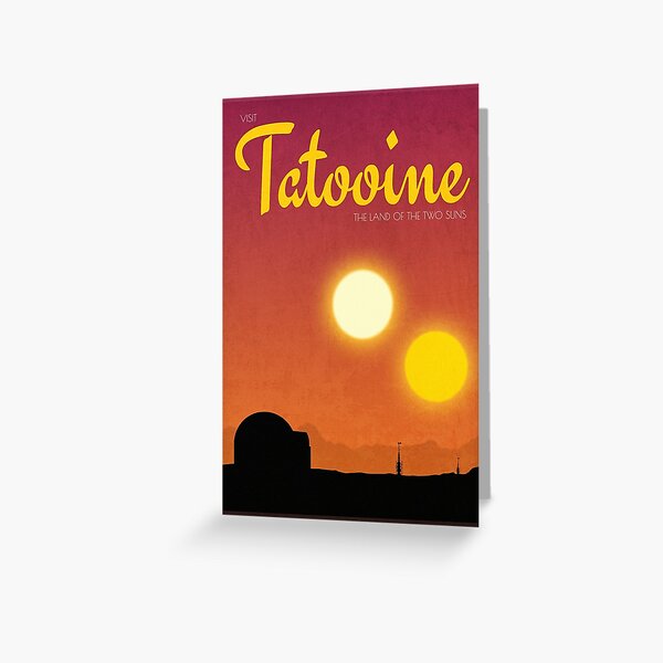 Visit Tatooine Greeting Card