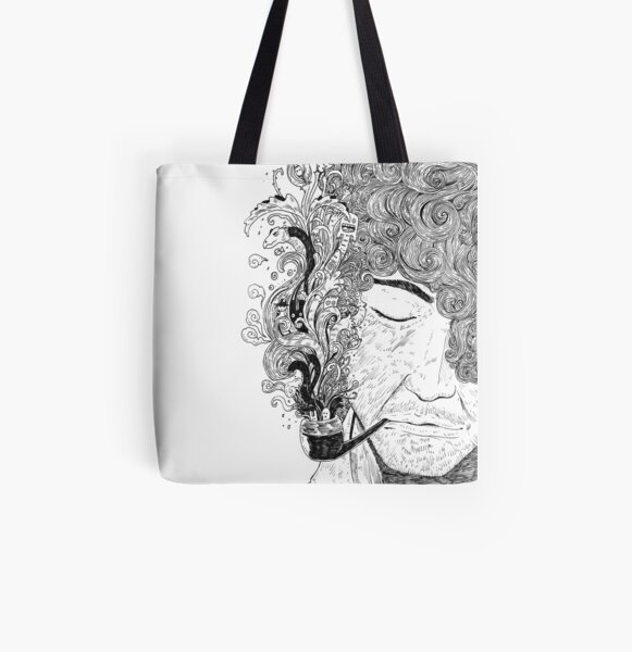 Monsterism - Smoking Man All Over Print Tote Bag