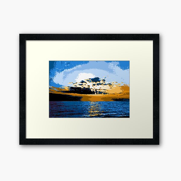 Horizon 1 Framed Art Print