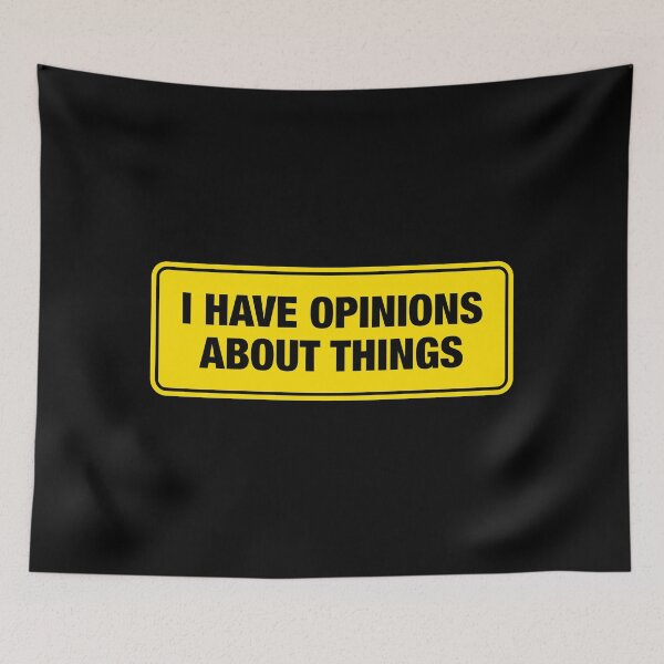 Item preview, I Have Opinions About Things Bumper Sticker designed and sold by adidabu.