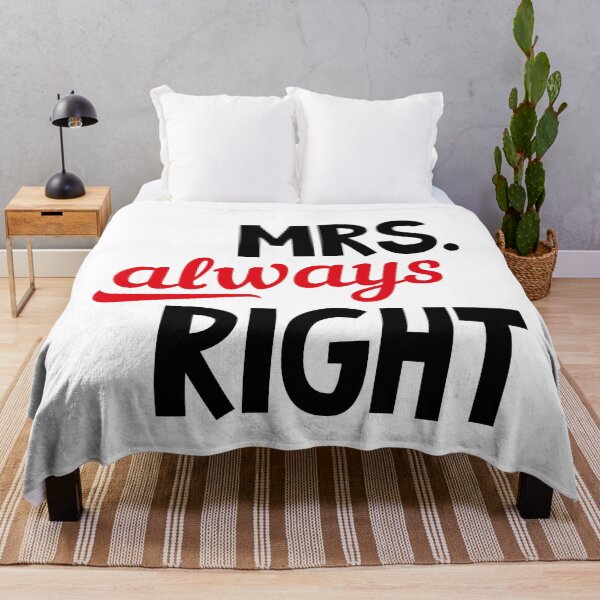 Item preview, Mrs always right designed and sold by Urosek.