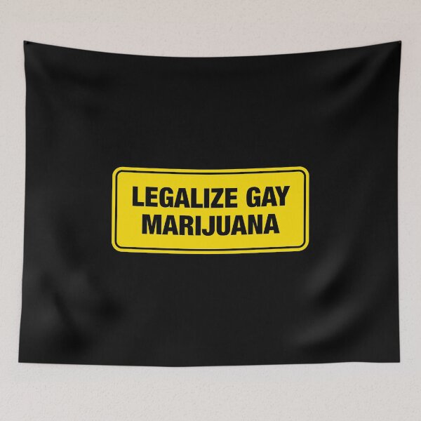 Item preview, Legalize Gay Marijuana Bumper Sticker designed and sold by adidabu.