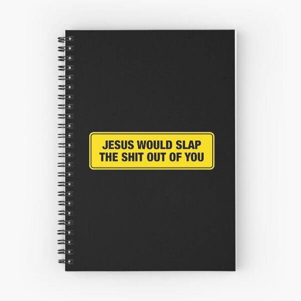 Item preview, Jesus Would Slap The Shit Out Of You Bumper Sticker designed and sold by adidabu.