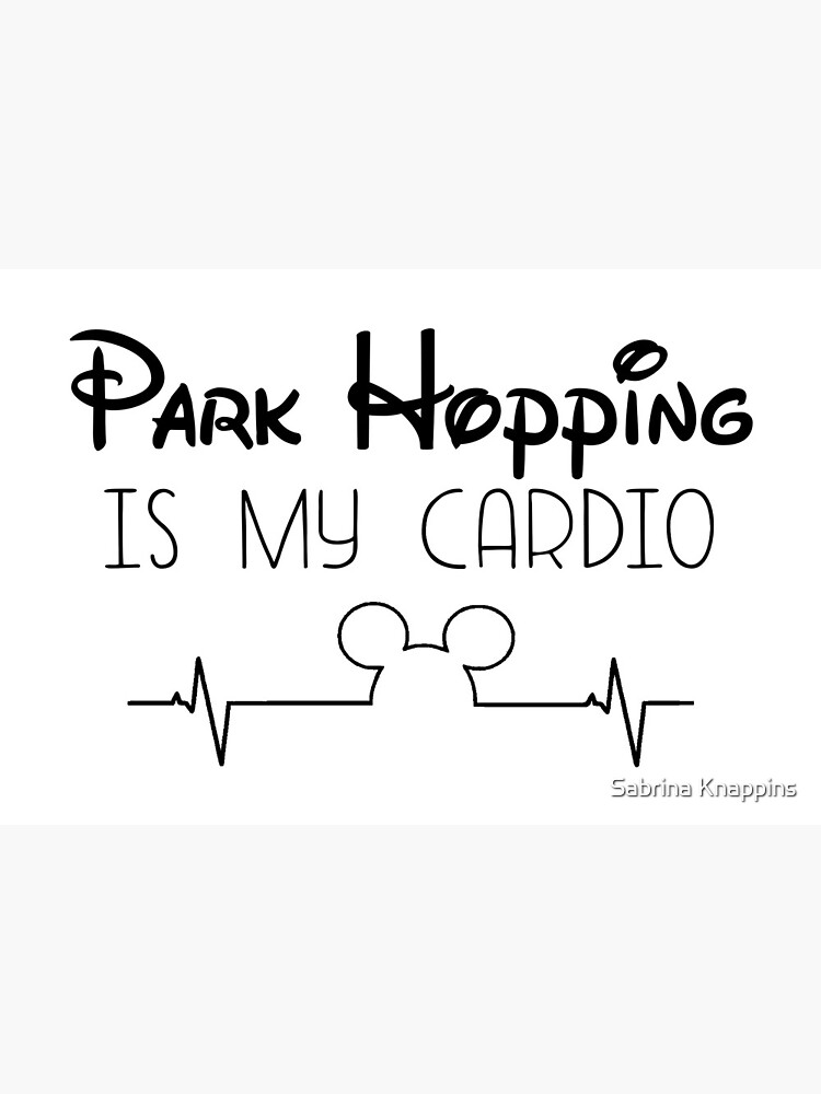 Park Hopping is my Cardio Art Board Print