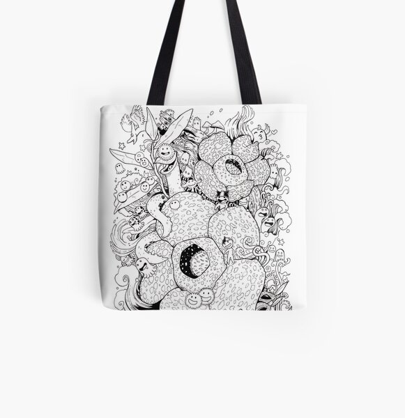 Flower and Monster - Rafflesia All Over Print Tote Bag