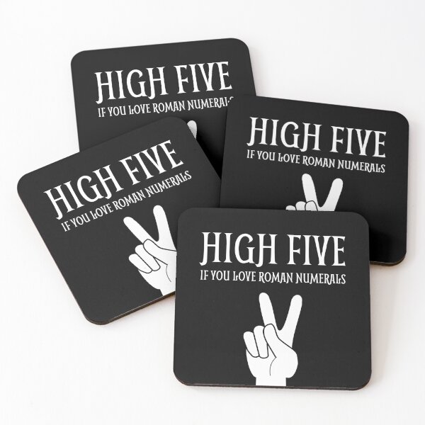 Item preview, High five if you love Roman numerals designed and sold by Tdork.