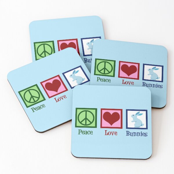 Item preview, Peace Love Bunnies designed and sold by Epic Love Designs.