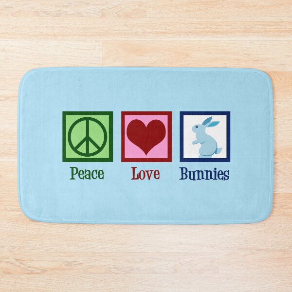 Item preview, Peace Love Bunnies designed and sold by Epic Love Designs.