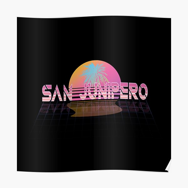 San Junipero Retro Poster