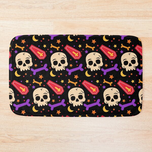 Item preview, Halloween Skull Pattern designed and sold by WilliamsonMedia.